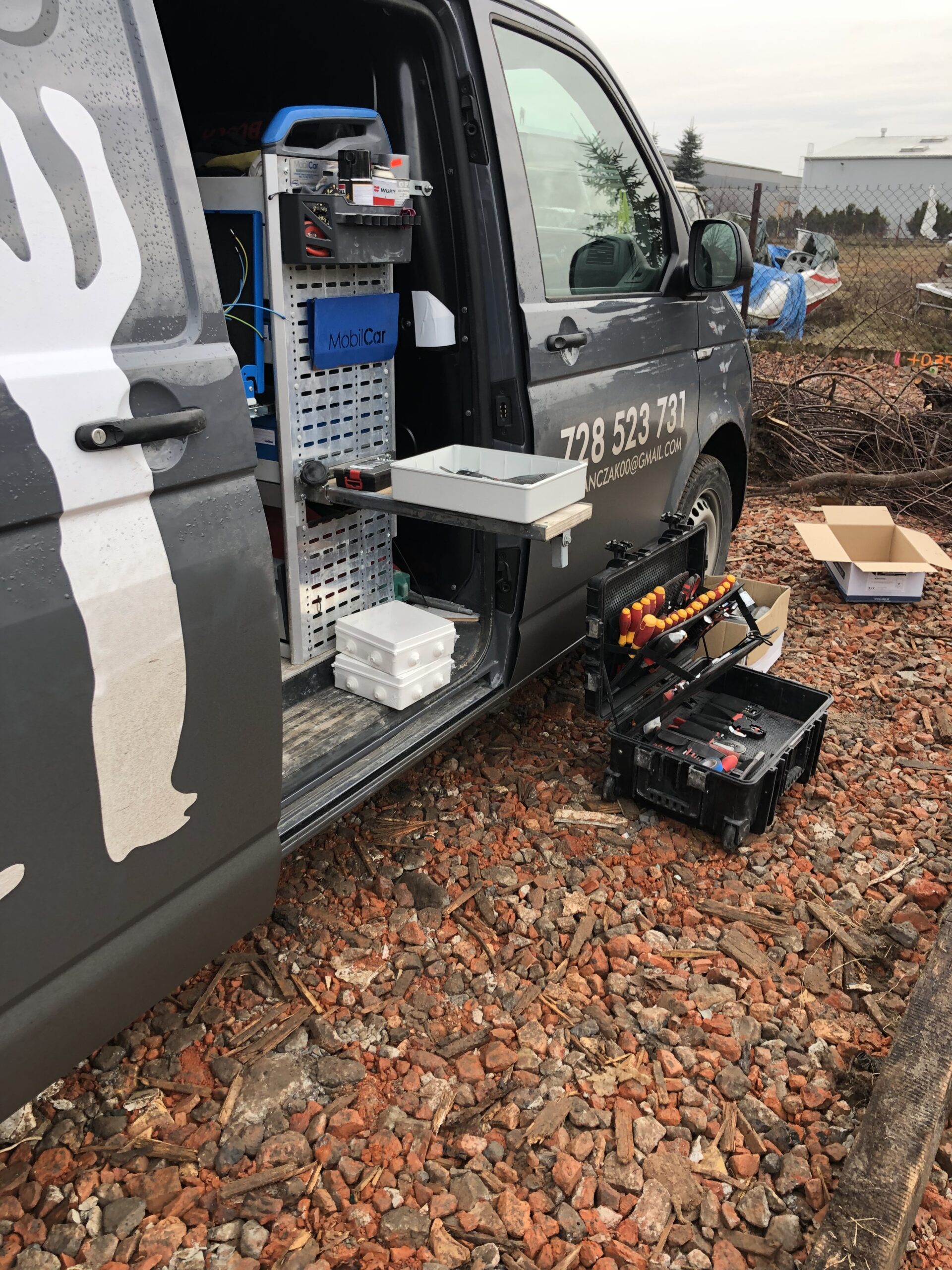 Prowizoryczne zasilenie placu budowy